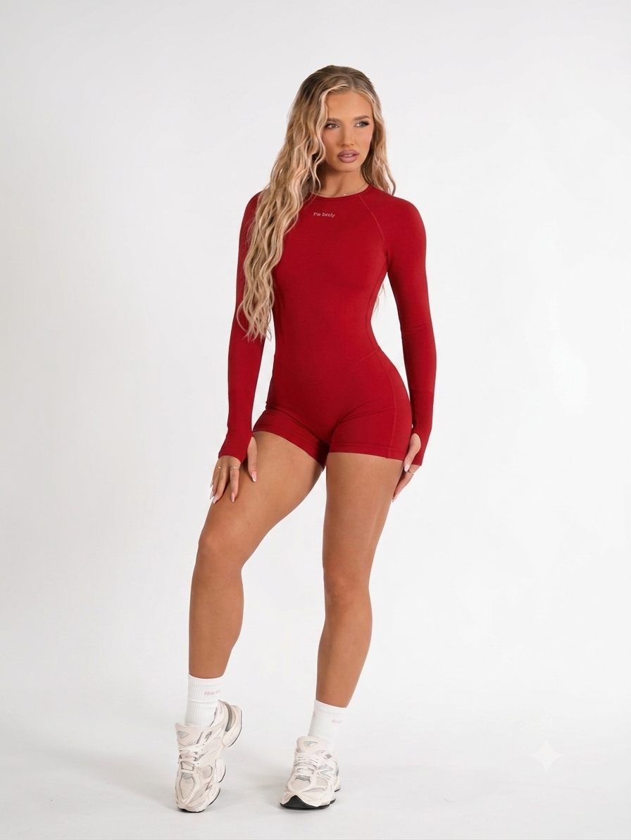 Amplify One Piece - Cherry Red