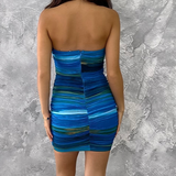 After Party Mini Dress - Blue