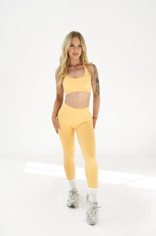 Amplify Seamless Leggings - Citrus Yellow