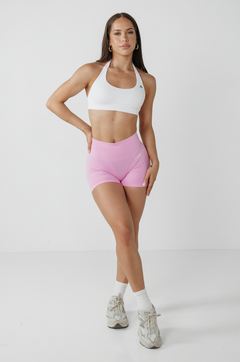 Amplify Seamless Halter Bra - Ivory