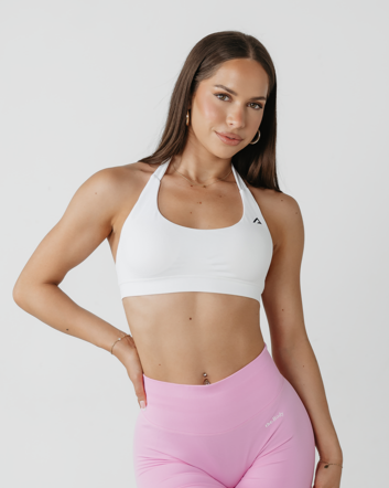 Amplify Seamless Halter Bra - Ivory