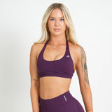Amplify Halter Bra - Acai