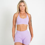 Amplify Halter Bra - Lavender