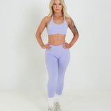 Amplify Halter Bra - Lilac