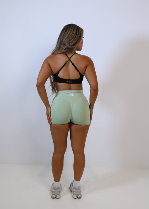 Move Scrunch Shorts - Sage Green